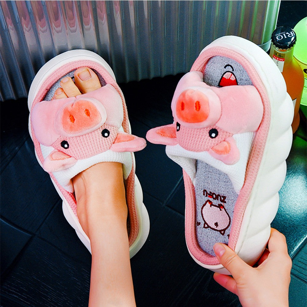 Chinelo de Algodão Bichos ZuoFu