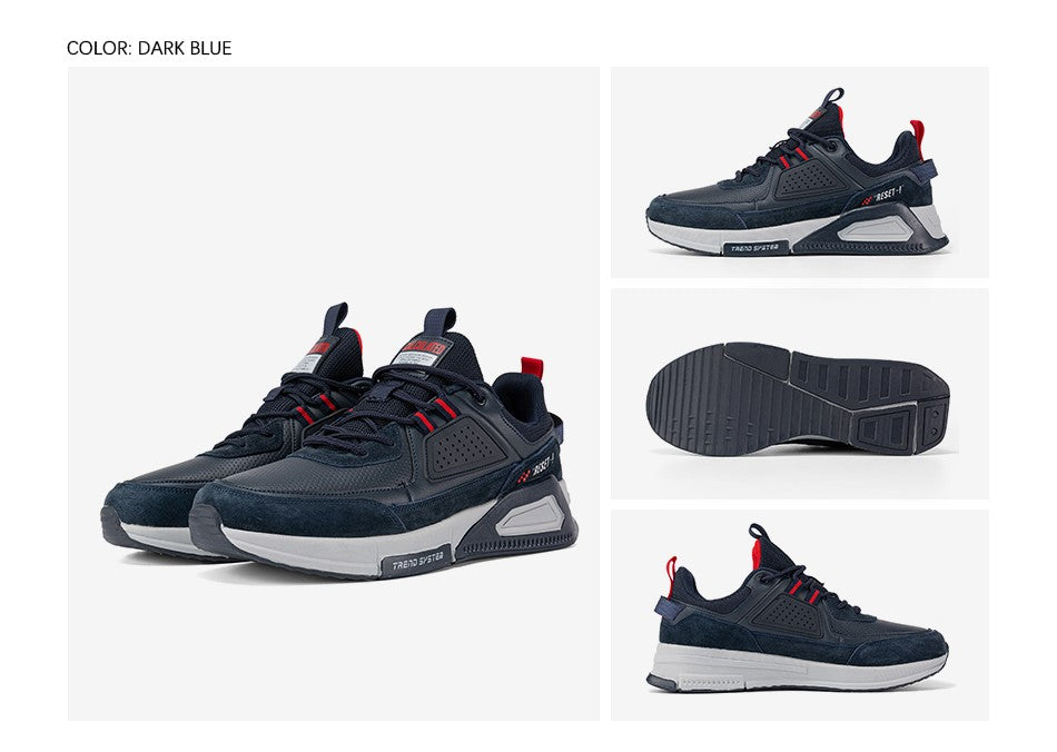 Tênis Baasploa Masculino 2023 Casual Designer Couro Leve