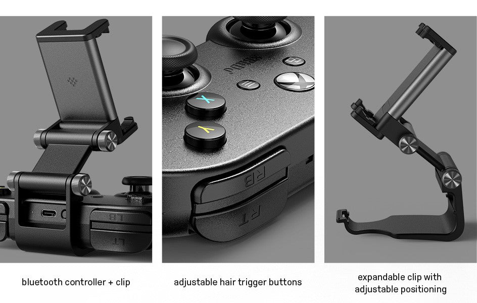 Controle Bluetooth 8BitDo SN30 Pro Original + clipe para celular