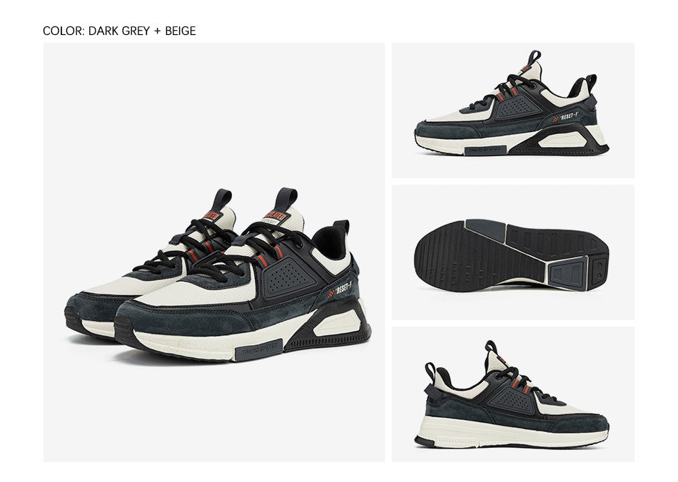 Tênis Baasploa Masculino 2023 Casual Designer Couro Leve