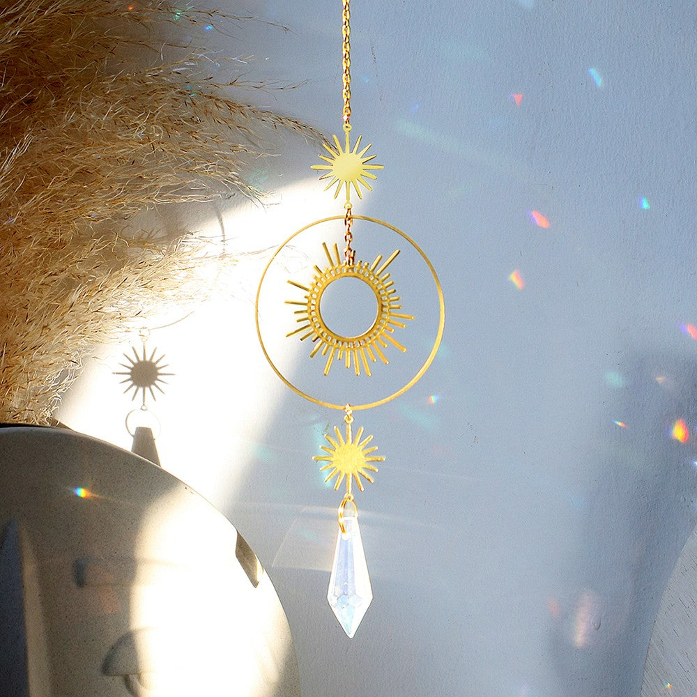 Filtrode sonhos Criador de arco-íris de cristal Apanhador de sonhos