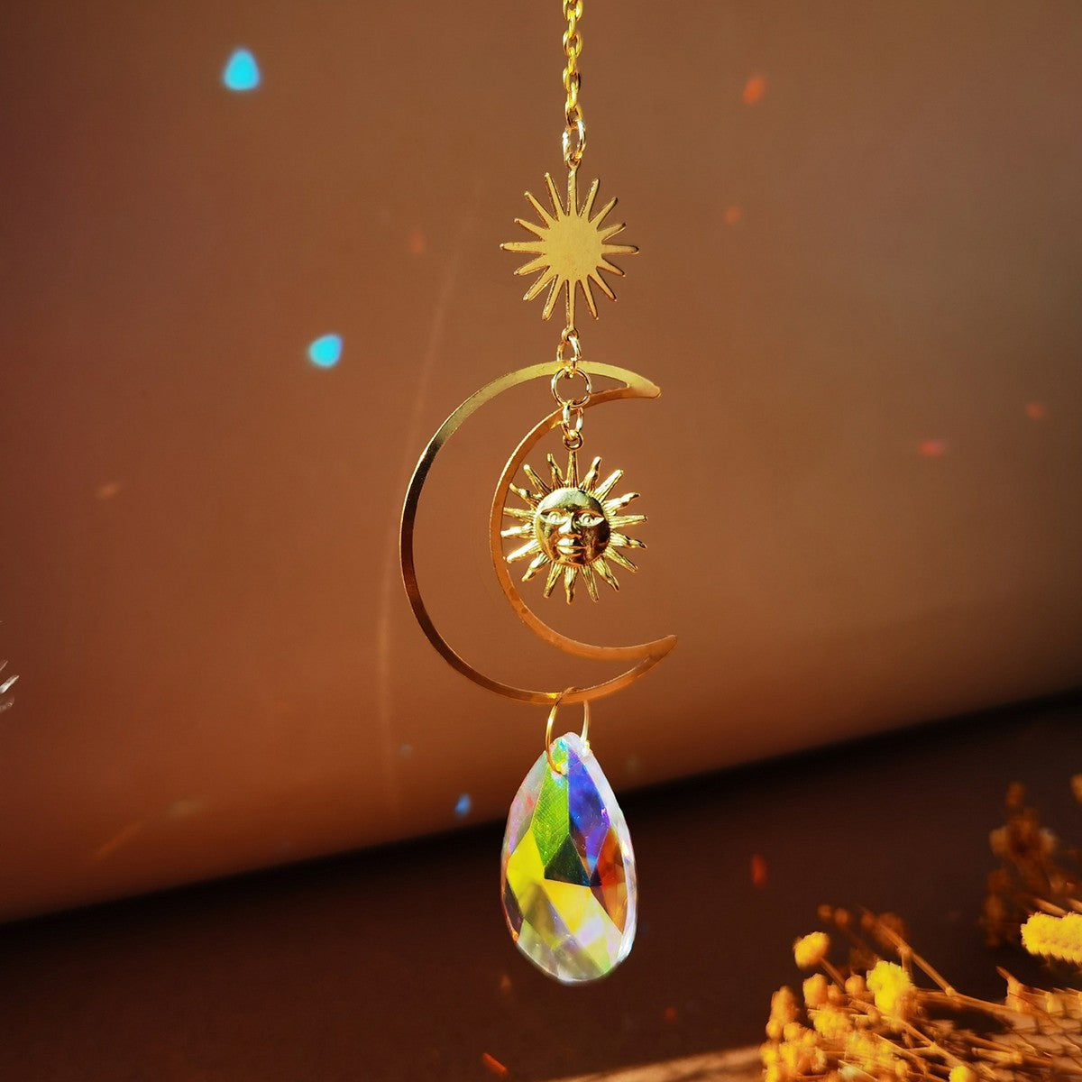 Filtrode sonhos Criador de arco-íris de cristal Apanhador de sonhos