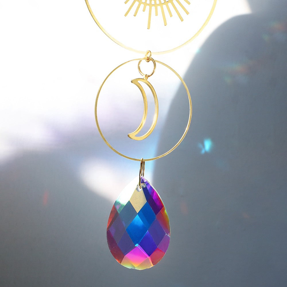 Filtrode sonhos Criador de arco-íris de cristal Apanhador de sonhos