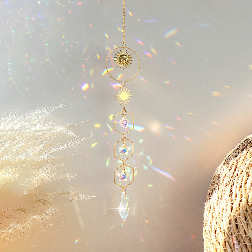 Filtrode sonhos Criador de arco-íris de cristal Apanhador de sonhos