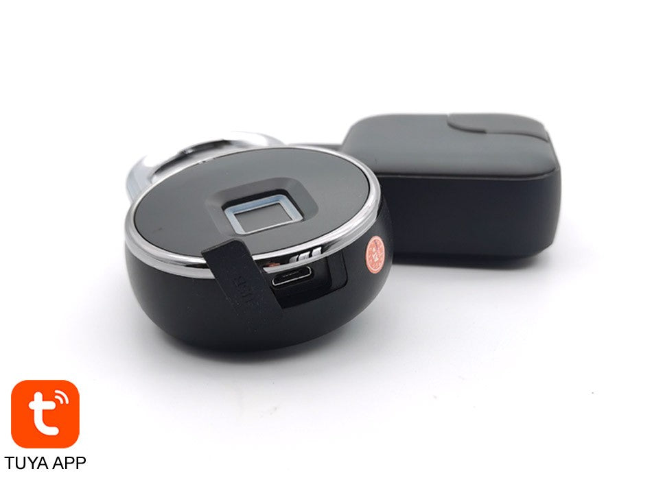 Cadeado Inteligente Smart Lockt com Impressão Digital Para Uso Externo e Intern