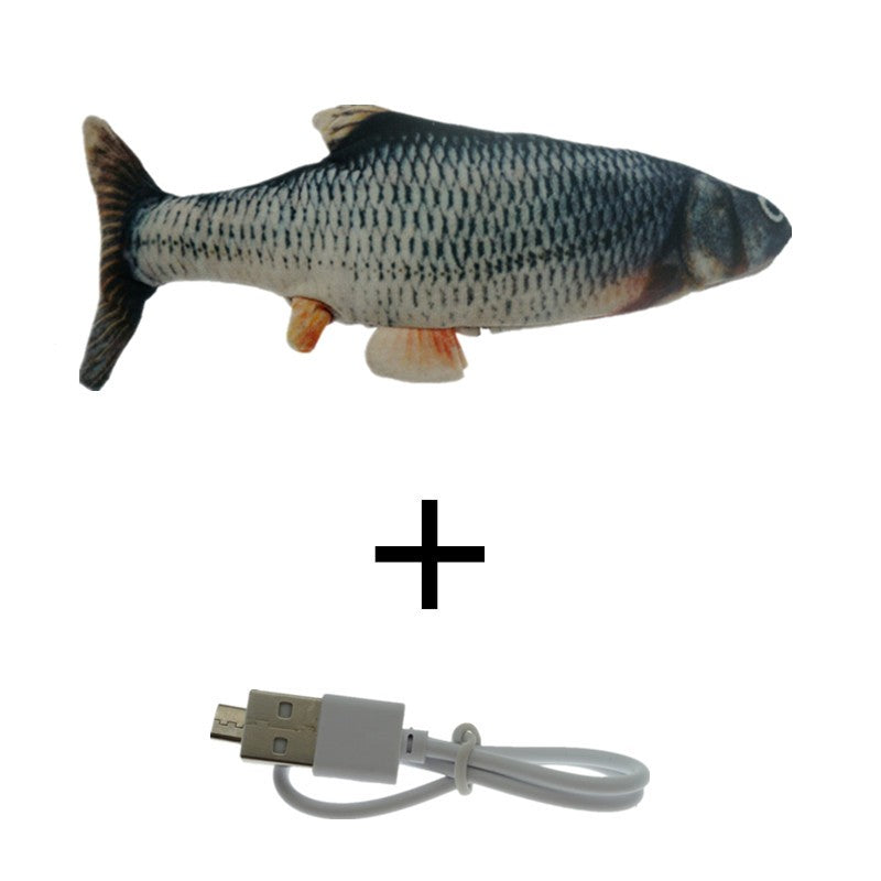 Toy Fish Simulação, Pulando Movendo-se para Gatos Brinquedos