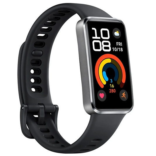 Smartwatch Huawei Band 10 Preto Fosco, com Pulseira em Fluoroelastômero, Bluetooth
