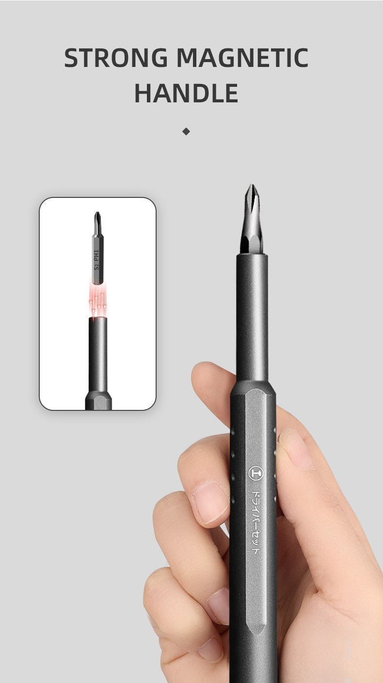 Kit de chave de fenda 44 em 1 peças magnéticos de precisão