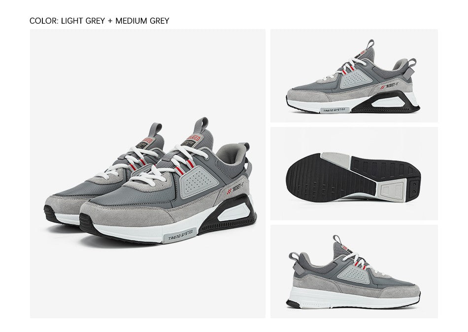 Tênis Baasploa Masculino 2023 Casual Designer Couro Leve