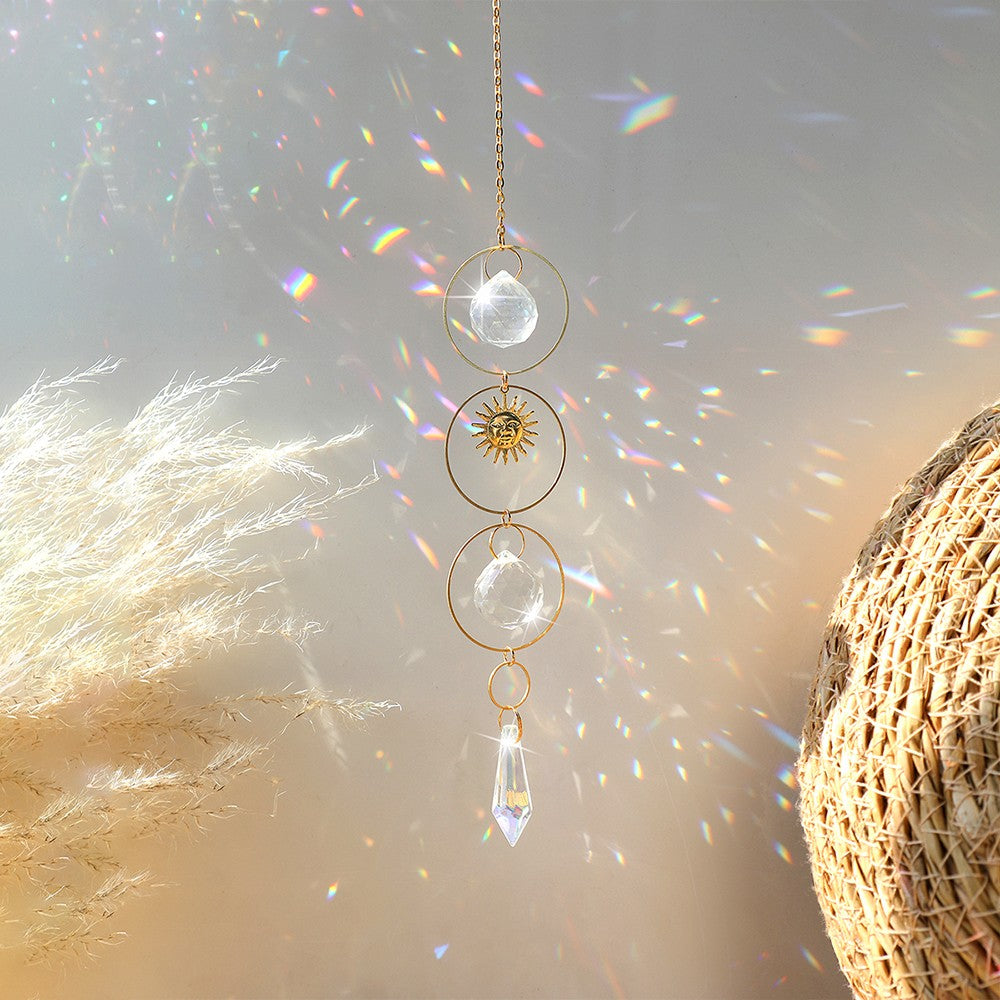 Filtrode sonhos Criador de arco-íris de cristal Apanhador de sonhos