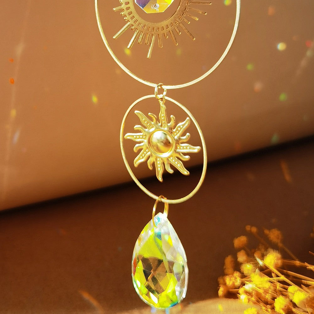Filtrode sonhos Criador de arco-íris de cristal Apanhador de sonhos