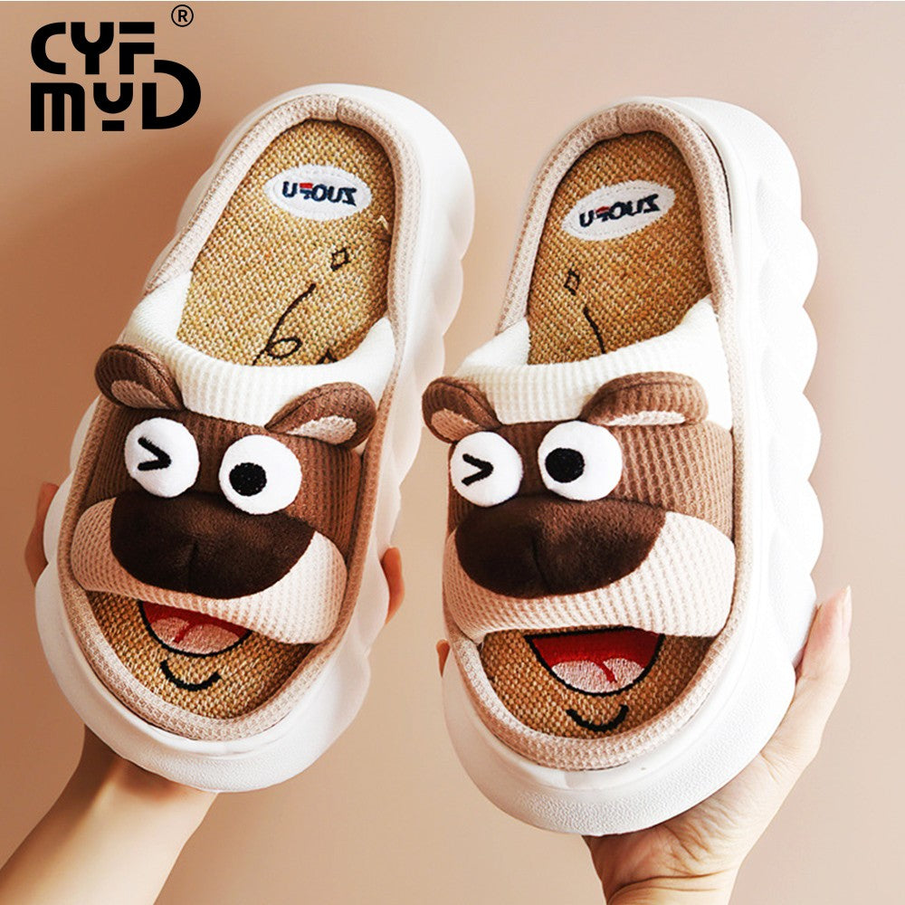 Chinelo de Algodão Bichos ZuoFu