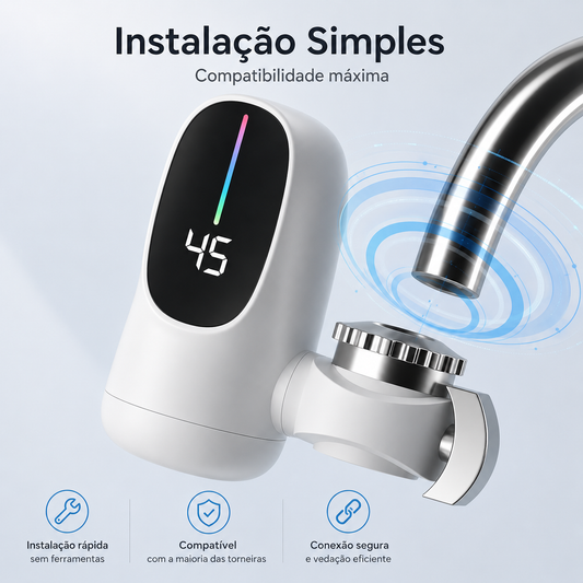 ThermoFlow™ | Aquecedor Elétrico com Display