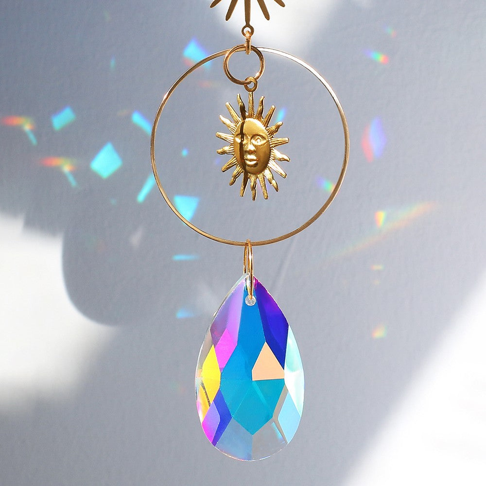 Filtrode sonhos Criador de arco-íris de cristal Apanhador de sonhos