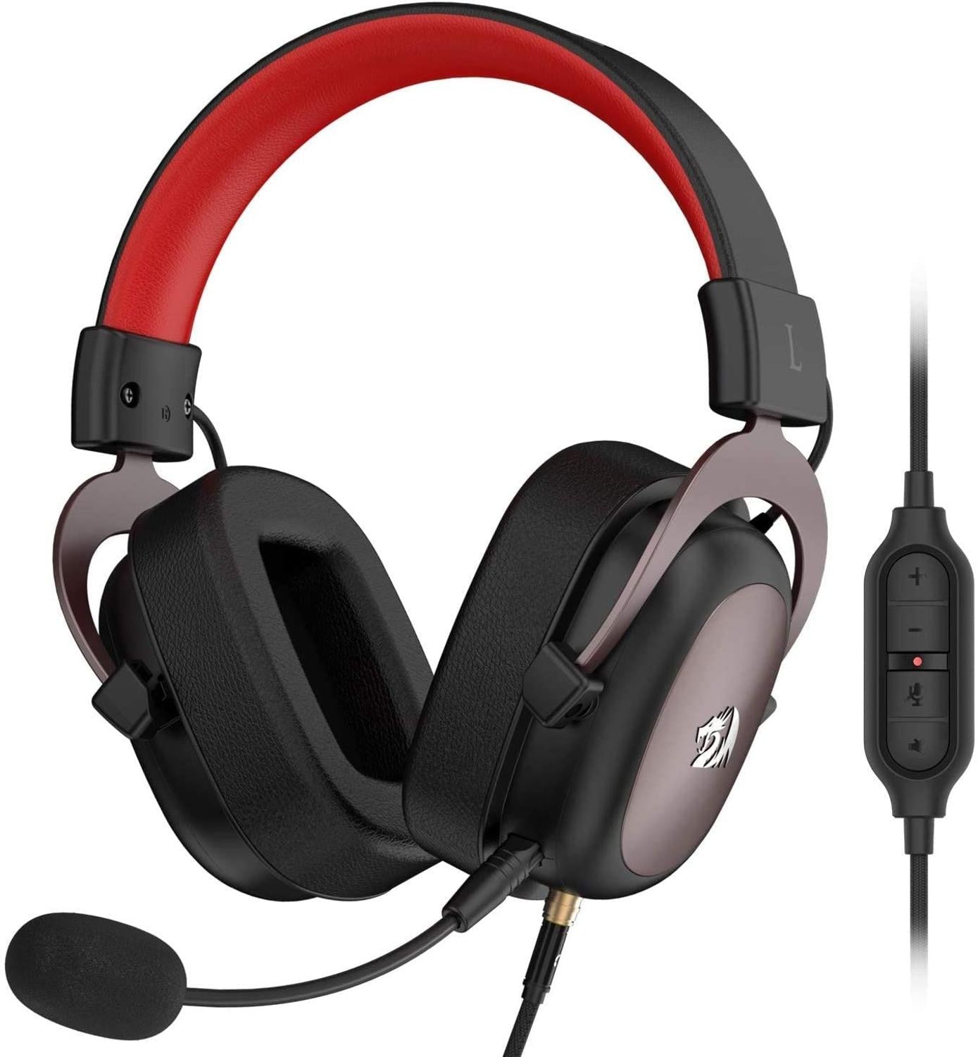 Redragon H510 Zeus fone de ouvido com fio para jogos 7.1 para PC / PS4 e Xbox On
