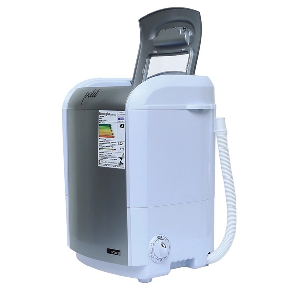 Mini Lava-Roupas Petit 1,5kg Praxis Automática