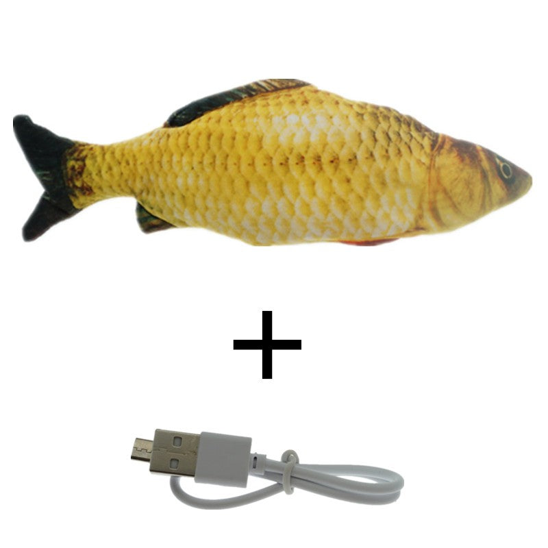 Toy Fish Simulação, Pulando Movendo-se para Gatos Brinquedos