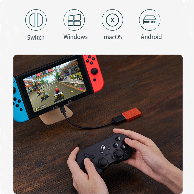Controle Bluetooth 8BitDo SN30 Pro Original + clipe para celular