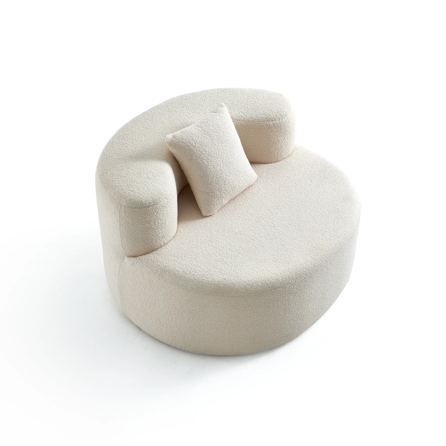 Poltrona Dunne Cinza 1 unidade Sofá Na Caixa