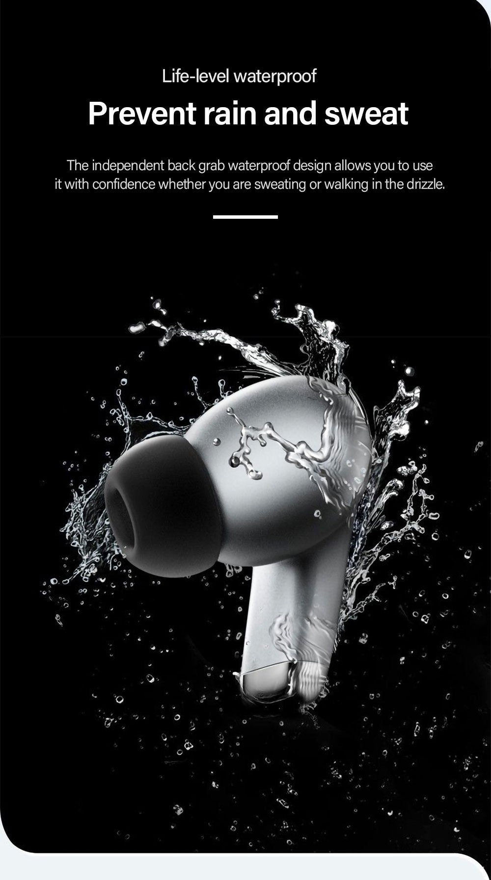 Fone Lenovo original Bluetooth modelo à prova d'água