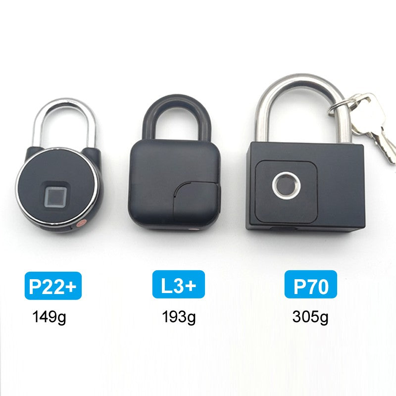 Cadeado Inteligente Smart Lockt com Impressão Digital Para Uso Externo e Intern