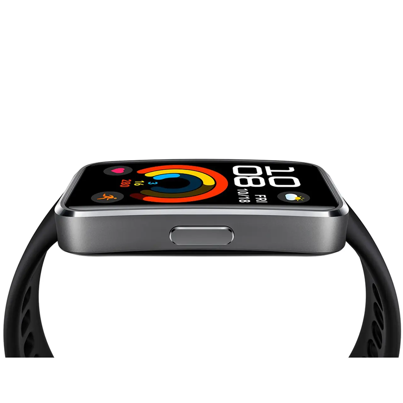 Smartwatch Huawei Band 10 Preto Fosco, com Pulseira em Fluoroelastômero, Bluetooth