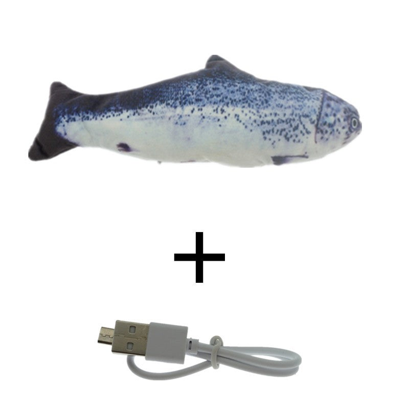 Toy Fish Simulação, Pulando Movendo-se para Gatos Brinquedos