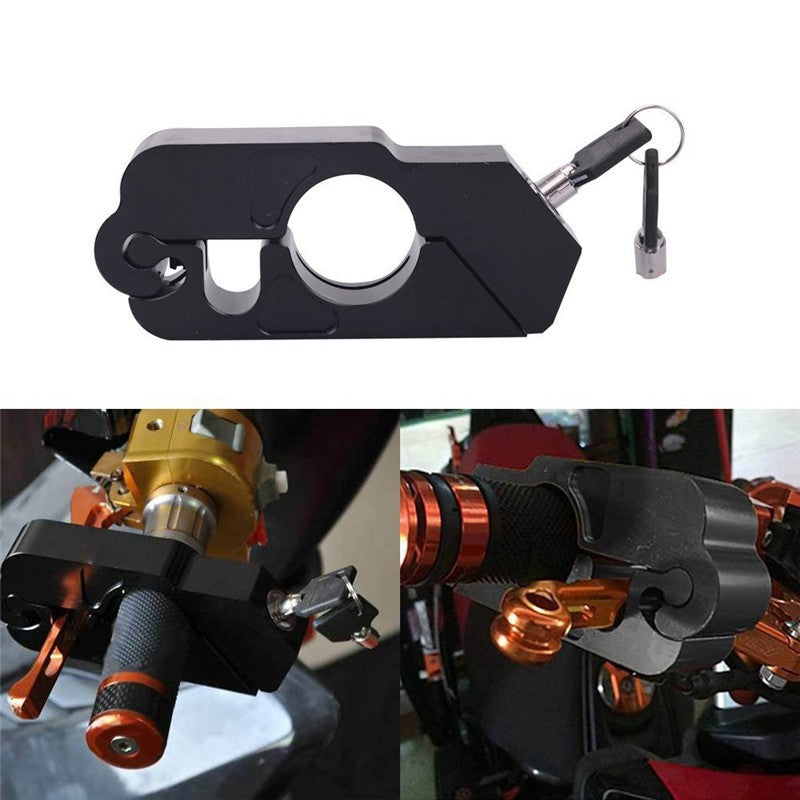 Trava de Punho ClockUp para Moto / Manete, Freio e Acelerador Antifurto