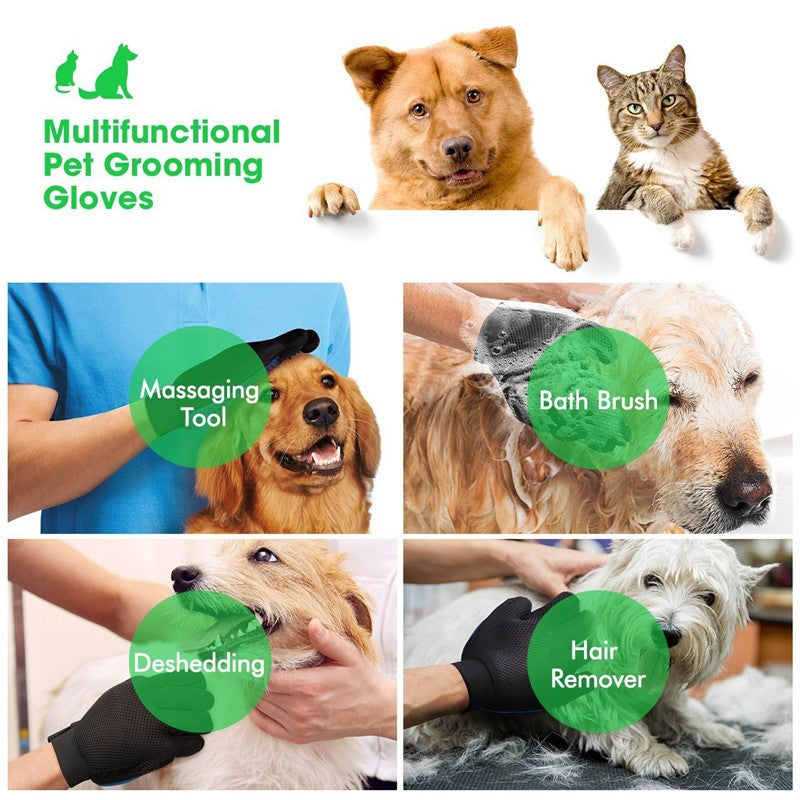 Luva de higiene para cães e gatos de silicone