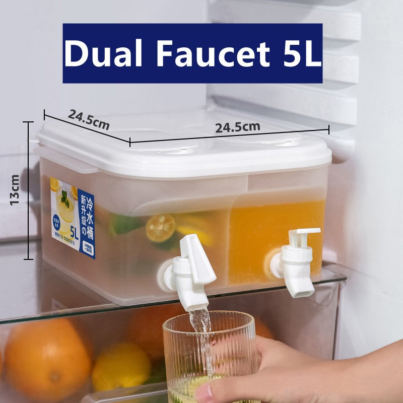 Chaleira Fria, Capacidade de 5l com Torneira Para Geladeira/Bebidas Frias/Frutas