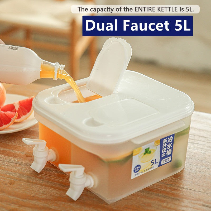 Chaleira Fria, Capacidade de 5l com Torneira Para Geladeira/Bebidas Frias/Frutas