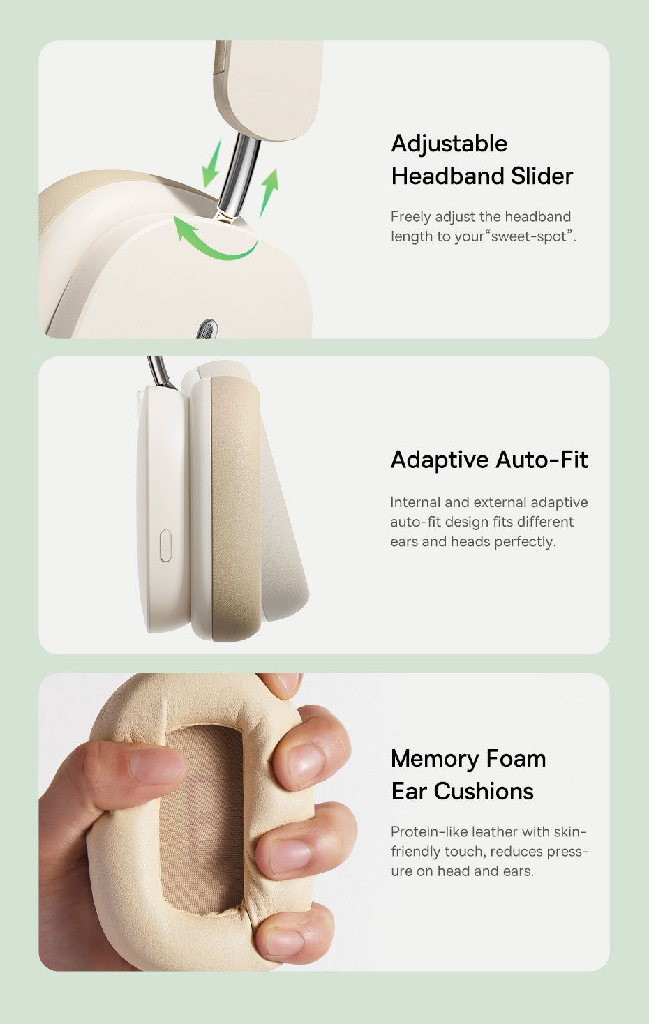 Fone de Ouvido sem fio 5.2 Baseus h1 bluetooth, 40db cancelamento de ruído ativ