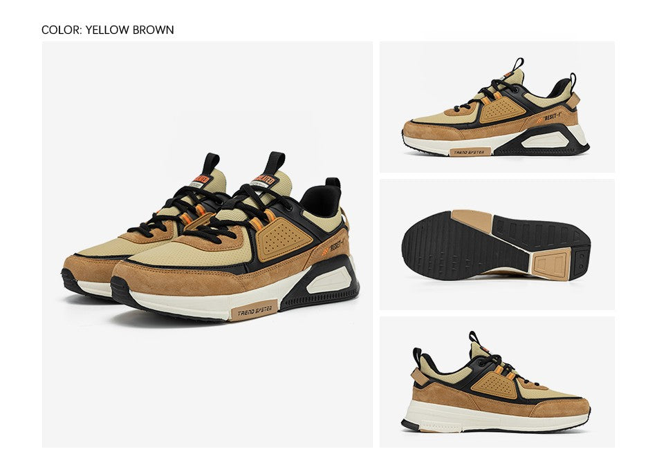 Tênis Baasploa Masculino 2023 Casual Designer Couro Leve