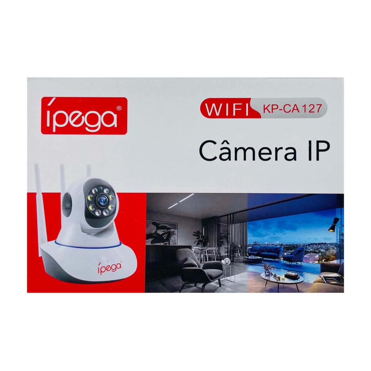 Câmera De Segurança Ípega WiFi Visão Noturna KP-CA127