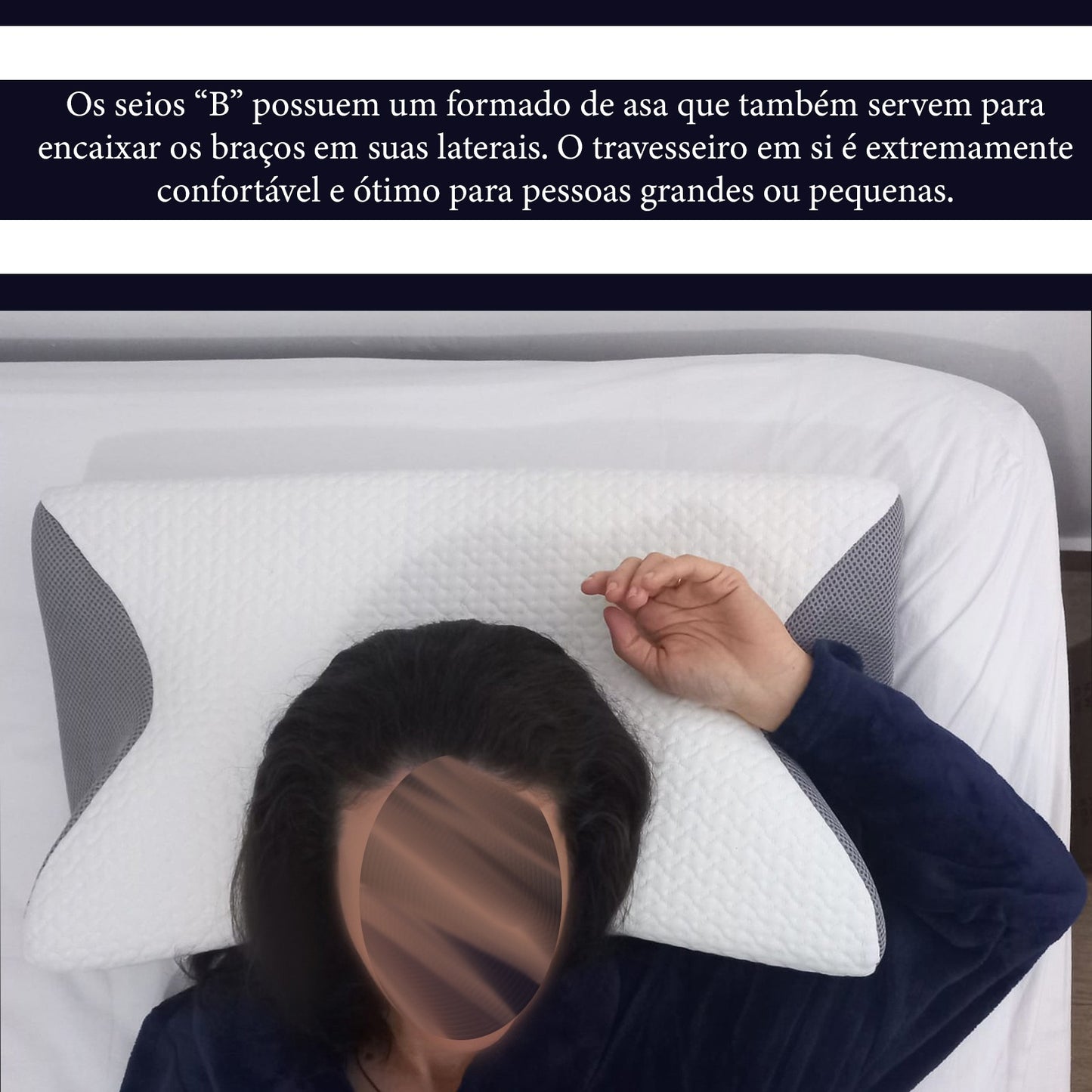 Travesseiro Cervical Ortopédico Postural