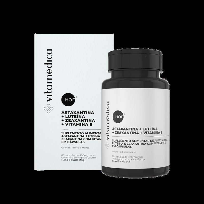 Cápsulas de Astaxantina, Luteína, Zeaxantina e Vitamina E – Suplemento para Saúd
