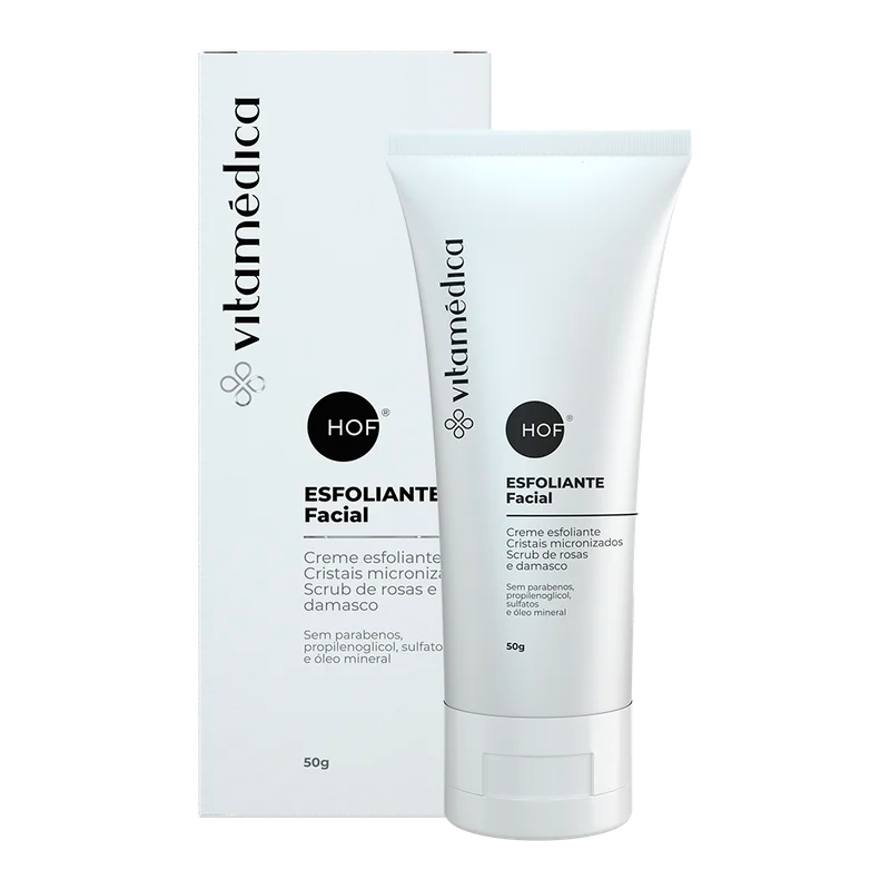 Esfoliante Facial Renovador Com Aloe Vera E Microesferas 50g